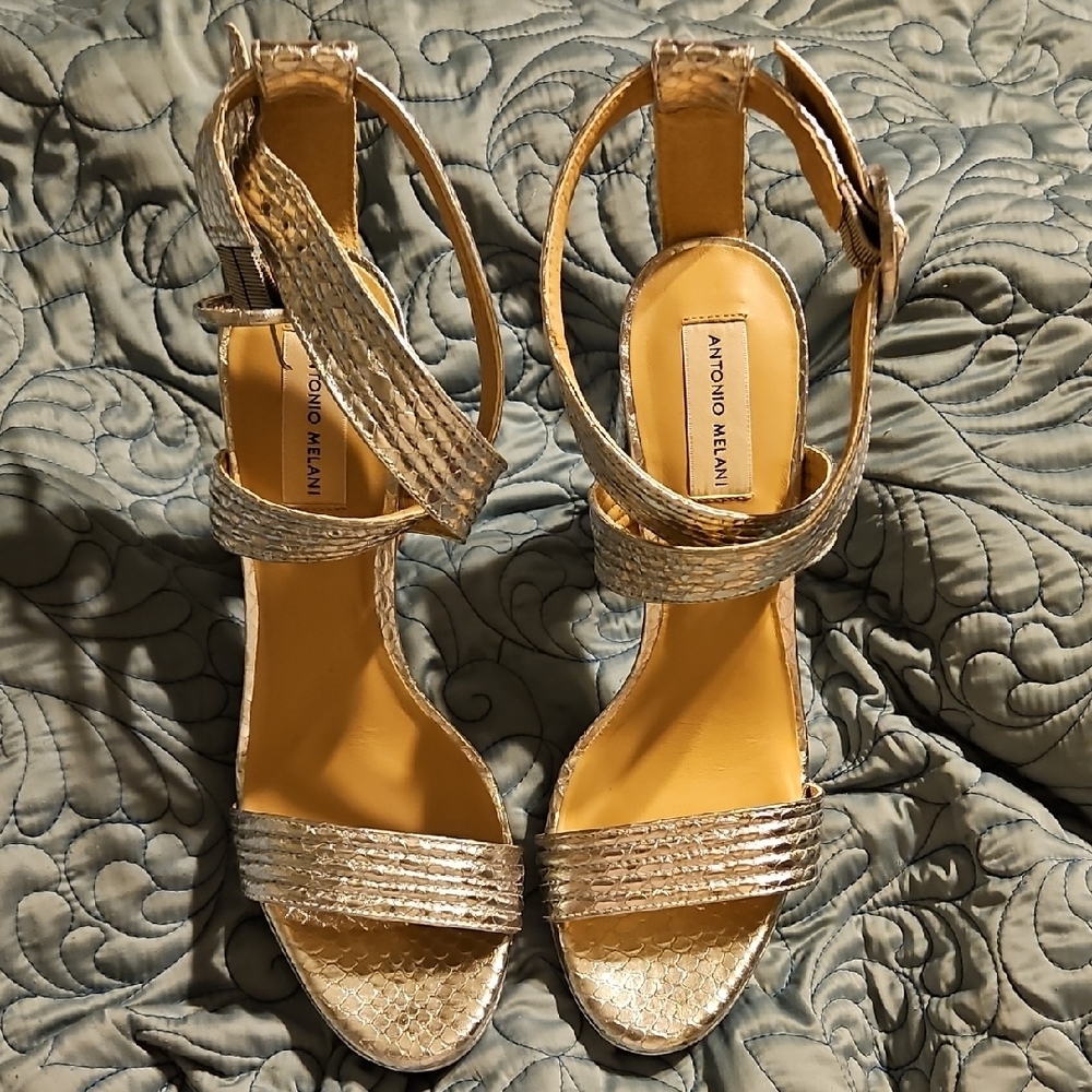 Antonio Melani Silver Women's Sandals